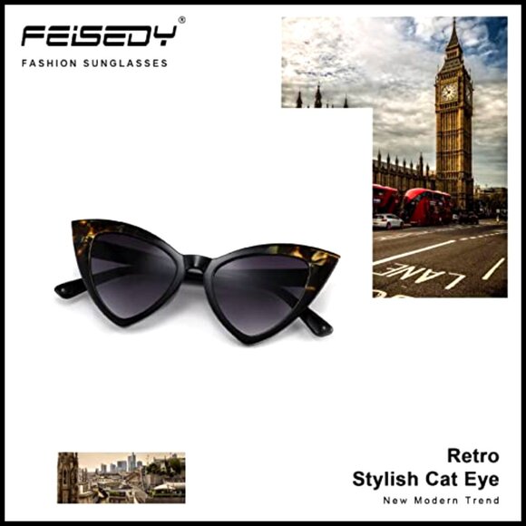 Retro Cat Eye Sunglasses, UV400 Protection, Polarized Lenses, Fashion Accessory main image 7